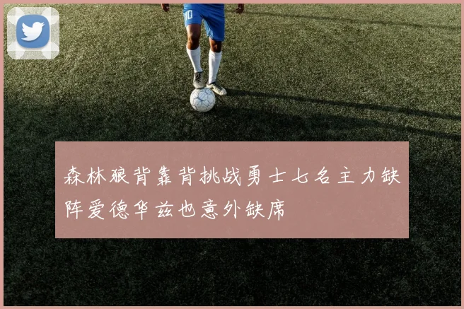 森林狼背靠背挑战勇士七名主力缺阵爱德华兹也意外缺席